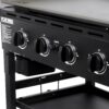 Char-Griller E8936 Flat Iron 4-Burner Liquid Propane Flat Top Grill