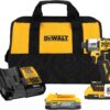 DEWALT DCF845D1E1 XR 20-volt Max 1/4-in Brushless Cordless Impact Driver (Battery and Charger Included with Soft Bag)