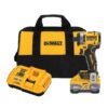 DEWALT DCF860WW1 XR 20-volt Max 1/4-in Brushless Cordless Impact Driver (Battery and Charger Included with Soft Bag)