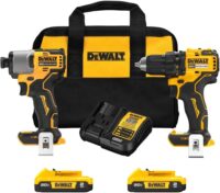 DEWALT DCK227D2 20V MAX 2-Tool Brushless Power Tool Combo Kit with Soft Case (2-Batteries and Charger Included)