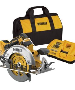 DEWALT DCS590WW1 XR 20-volt Max 7-1/4-in Brushless Cordless Circular Saw Kit (Battery & Charger Included)