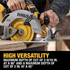 DEWALT DCS590WW1 XR 20-volt Max 7-1/4-in Brushless Cordless Circular Saw Kit (Battery & Charger Included)