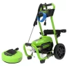Greenworks GPW2301SC-1 2300 PSI 1.2-GPM Cold Water Electric Pressure Washer with 5 Spray Tips and Surface Cleaner