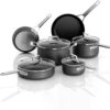 MSMK 10-Piece Pots and Pans Set non stick, Cookware Sets for building a starter kitchen or refreshing