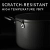 MSMK 2 Quart Saucepan with Lid, Burnt also Nonstick, PFOA Free Non-Toxic, Oven Safe to 700 ℉