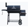 Master Forge CBC23032L 1010-Sq in Black Powder Coated Horizontal Charcoal Smoker