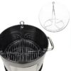 Master Forge CBS24032L 564-Sq in Black Vertical Charcoal Smoker