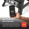 Masterbuilt MB20070924 Wifi 710-Sq in Black Smart Electric Smoker