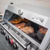Monument M405BZ Mesa Stainless Steel 5-Burner Infrared Liquid Propane Gas Grill with 1 Side Burner