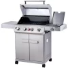 Monument M405BZ Mesa Stainless Steel 5-Burner Infrared Liquid Propane Gas Grill with 1 Side Burner