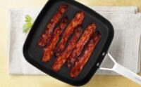 MsMk 11 Inch Induction Grill Pan, Bacon Carbonize also Nonstick, PFOA Free Non-Toxic, Stay-Cool Handle