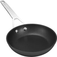 MsMk 7 inch Small Frying Pan, Carbonize also Nonstick Omelette Pan, PFOA Free Non-Toxic