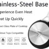 MsMk 8 inch and 10 inch Non Stick Frying Pans, Burnt also Nonstick Frying Pan Set, PFOA Free Non-Toxic, Scratch-resistant