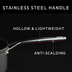 MsMk 8 inch and 10 inch Non Stick Frying Pans, Burnt also Nonstick Frying Pan Set, PFOA Free Non-Toxic, Scratch-resistant
