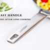 MsMk Nonstick Frying Pan, 12 InchTitanium and Diamond Non Stick Pan, Sturdy and Durable Skillet Nonstick