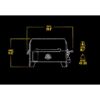 Pit Boss 10736 256-Sq in Black Portable Wood Pellet Grill