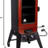 Pit Boss Grills PBV3G1 Vertical Smoker, Red Hammertone 684 sq inches (pack of 1)