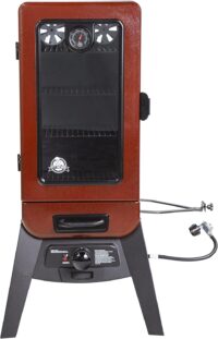 Pit Boss Grills PBV3G1 Vertical Smoker, Red Hammertone 684 sq inches (pack of 1)