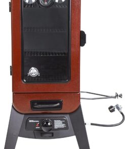 Pit Boss Grills PBV3G1 Vertical Smoker, Red Hammertone 684 sq inches (pack of 1)