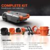 Camco 39000 Rhino 15-Gallon Portable Camper/RV Tote Tank - Features Large Heavy-Duty No-Flat Wheels & Low Drain Hole Camco 39000 Rhino 15-Gallon Portable Camper/RV Tote Tank - Features Large Heavy-Duty No-Flat Wheels & Low Drain Hole