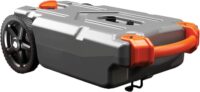 Camco 39002 Rhino 21-Gallon Portable Camper/RV Tote Tank - Features Large Heavy-Duty No-Flat Wheels & Low Drain Hole