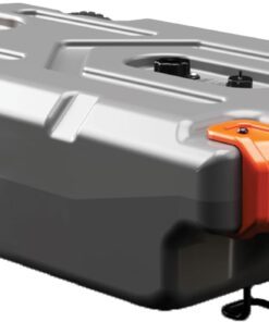Camco 39002 Rhino 21-Gallon Portable Camper/RV Tote Tank - Features Large Heavy-Duty No-Flat Wheels & Low Drain Hole