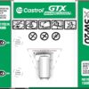 Castrol GTX High Mileage 5W-20 Synthetic Blend Motor Oil, 6 Gallon Enviro-Pack