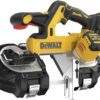 DEWALT DCS379P1 20V MAX XR Dual Trigger Bandsaw, Brushless Motor, Portable and Cordless, 3-3/8 Inch Cut Capacity, 5Ah Battery and Charger Included