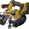 DEWALT DCS379P1 20V MAX XR Dual Trigger Bandsaw, Brushless Motor, Portable and Cordless, 3-3/8 Inch Cut Capacity, 5Ah Battery and Charger Included
