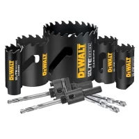 DEWALT DAH39CTSET ELITE SERIES Carbide-tipped Non-arbored Hole Saw Set (9-Piece)