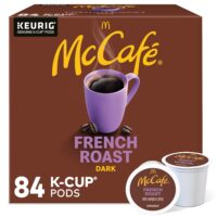 McCafe French Roast, Keurig Single Serve K-Cup Pods, Dark Roast Coffee Pods, 84 Count