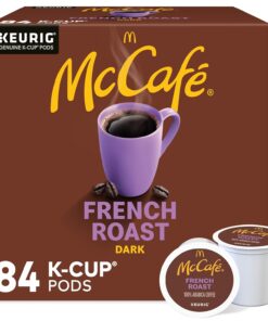 McCafe French Roast, Keurig Single Serve K-Cup Pods, Dark Roast Coffee Pods, 84 Count