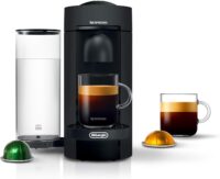 Nespresso ENV150BM Vertuo Plus Deluxe Coffee and Espresso Maker by De'Longhi, Matte Black