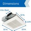 Panasonic FV-0510VSC1 WhisperValue 0.3-Sones 100-CFM White Bathroom fan with Humidity Sensor (ENERGY STAR Certified) Panasonic FV-0510VSC1 WhisperValue 0.3-Sones 100-CFM White Bathroom fan with Humidity Sensor (ENERGY STAR Certified)