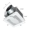 Panasonic RG-C1315LA WhisperChoice DC 0.3-Sones 150.0-CFM White Lighted Bathroom ventilator fan (ENERGY STAR Certified)