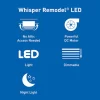 Panasonic RG-R811LA WhisperRemodel DC 0.8-Sones 110-CFM White Lighted Bathroom ventilator fan (ENERGY STAR Certified)