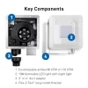 Panasonic RG-R811LA WhisperRemodel DC 0.8-Sones 110-CFM White Lighted Bathroom ventilator fan (ENERGY STAR Certified)