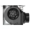 Utilitech 7105-09-L Magnetic LED Fan 1.5-Sones 90-CFM Brushed nickel, matte black, and brushed gold Decorative Lighted Bathroom ventilator fan