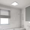 Utilitech 7115-02 Ventilation fan 1.5-Sones 100-CFM White Decorative Lighted Bathroom fan (ENERGY STAR Certified)