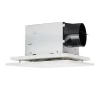 Utilitech 7115-02 Ventilation fan 1.5-Sones 100-CFM White Decorative Lighted Bathroom fan (ENERGY STAR Certified)