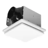Utilitech 7141-80-L 80-CFM White Decorative Lighted Bathroom fan (ENERGY STAR Certified)