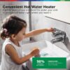 BOSCH Electric Mini-Tank Water Heater Tronic 3000 T 4-Gallon (ES4) - Eliminate Time for Hot Water - Shelf, Wall or Floor Mounted