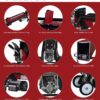 Boss Industrial ES7T20 Single Handed Operation 7-Ton 15-Amp Electric Log Splitter