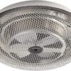 Broan-NuTone 157 Low-Profile Fan-Forced Ceiling Heater, Enclosed Sheath Element for Bathroom, Kitchen, and Home, Standard, Satin Aluminum
