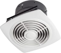 Broan-NuTone 505 Exhaust Fan, White Vertical Discharge Ceiling Ventilation Fan, 8.5 Sones, 200 CFM, 8"