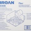 Broan-NuTone AE80B Ventilation Fan with Roomside Installation, ENERGY STAR Certified, 80 CFM, 1.5 Sones, White