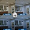 Broan-NuTone AER80CCTK CleanCover Bath Fan, 80 CFM, 0.7 Sone, with Selectable CCT LED Light, Energy Star, White