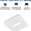 Broan-NuTone AER80CCTK CleanCover Bath Fan, 80 CFM, 0.7 Sone, with Selectable CCT LED Light, Energy Star, White