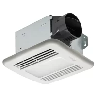 Delta Breez 50F-LED Integrity 0.7-Sone 120-CFM White Lighted Bathroom fan (ENERGY STAR Certified)