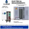 EcoSmart ECOS 12, Tankless Electric Water Heater, 12 kW, 240 Volt, Up to 2.9 GPM, 50 AMPS, Saves Space, Endless Hot Water